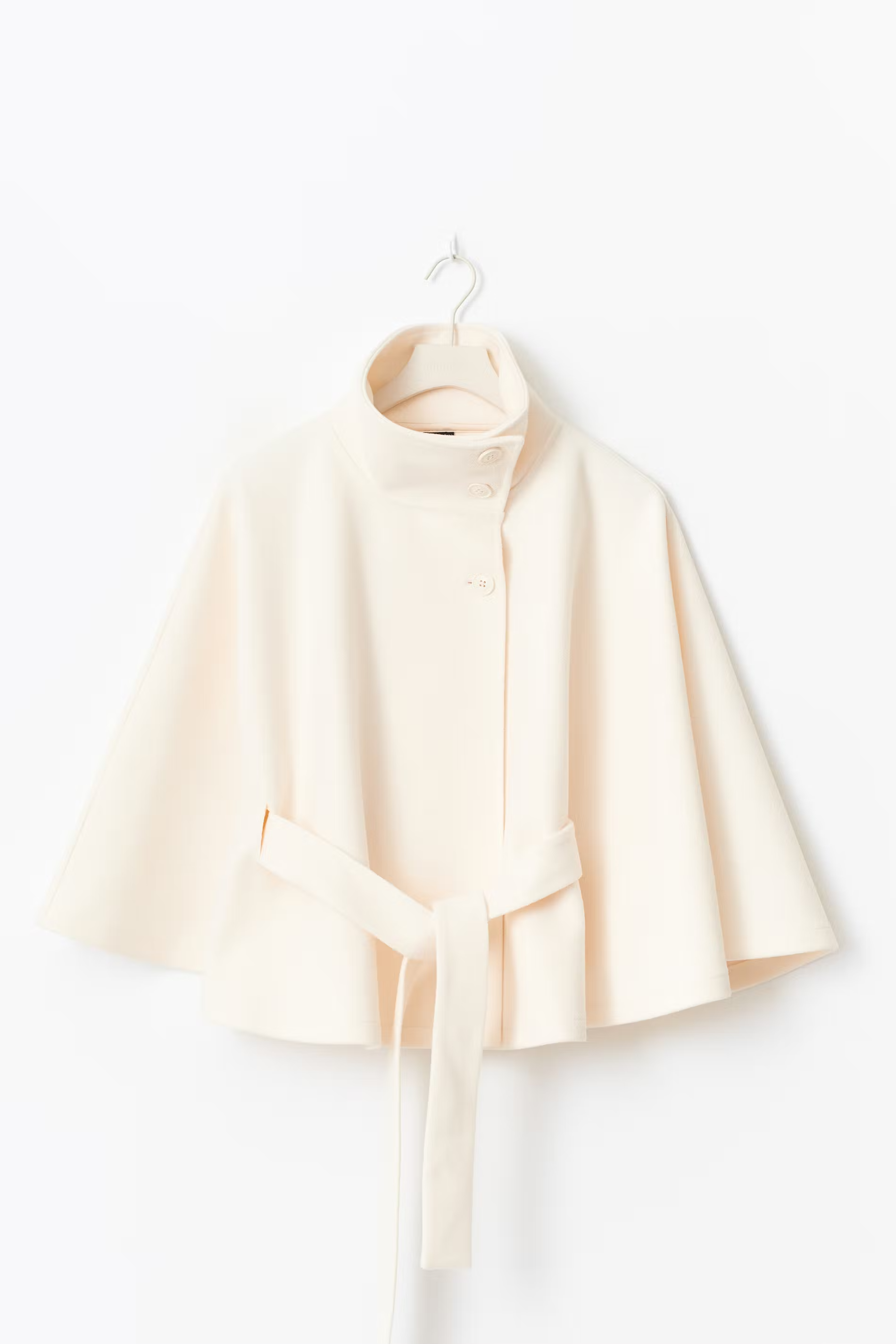 Loreza™ | Elegant Women's Coat with Belt & High Collar
