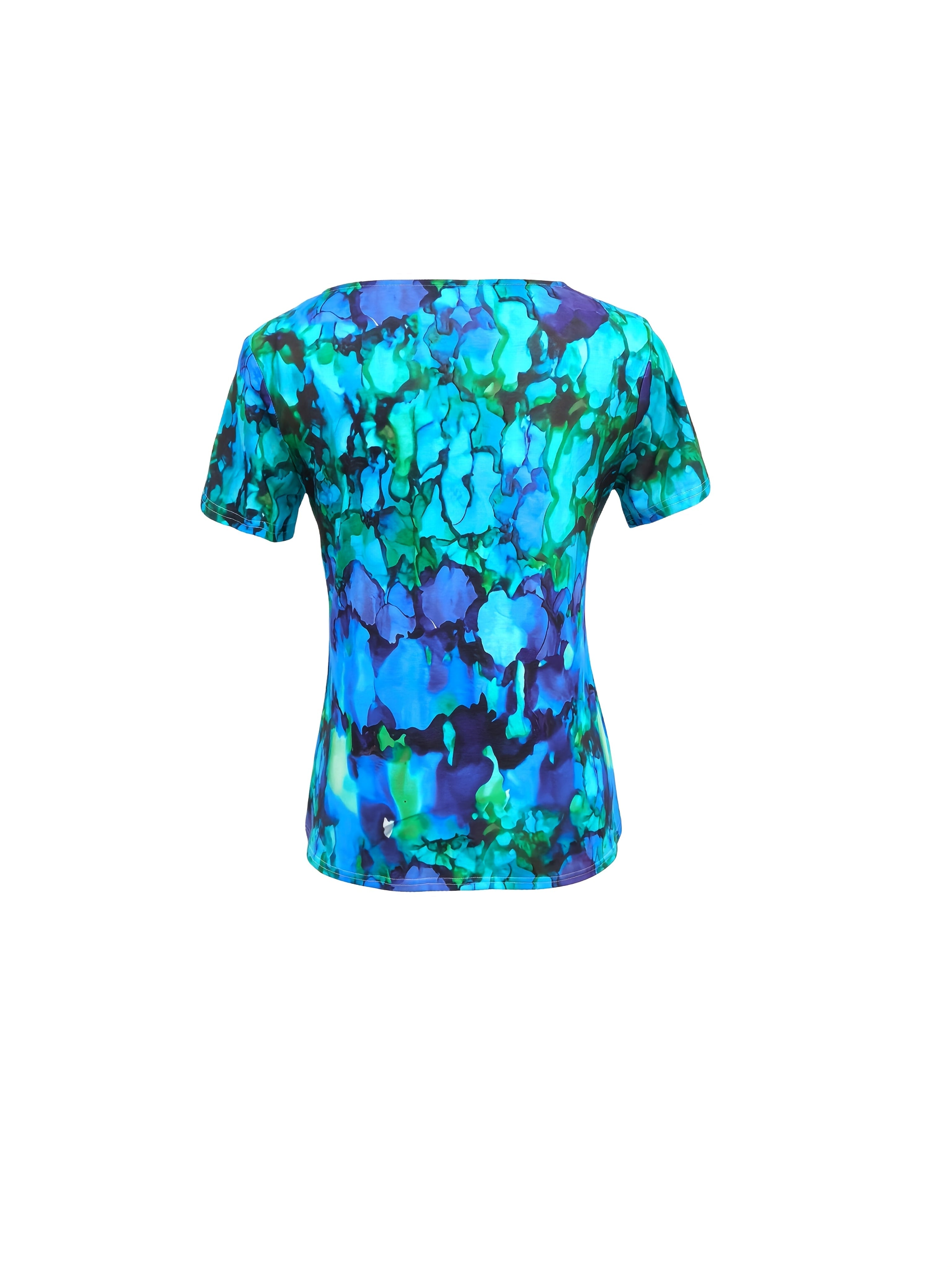 Marise™ | Watercolor Abstract V-Neck T-Shirt