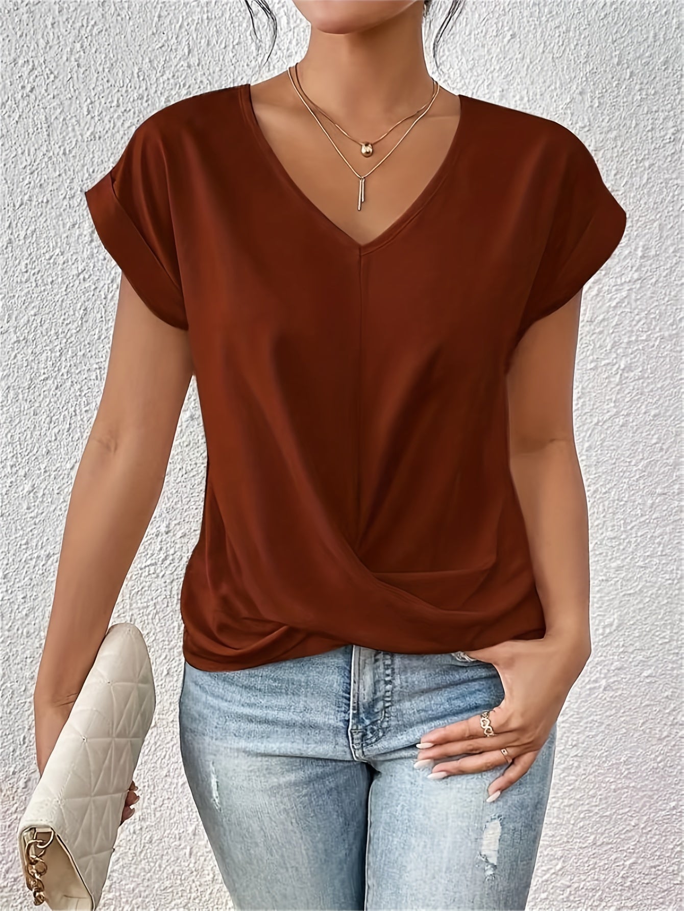 JUNE | RELAXED SWEETHEART NECK TEE