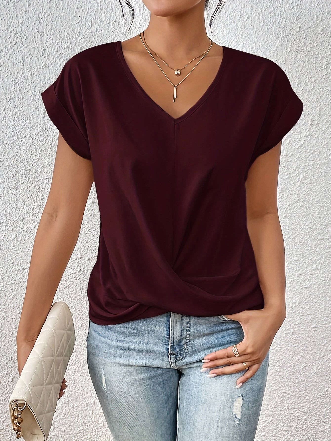 JUNE | RELAXED SWEETHEART NECK TEE