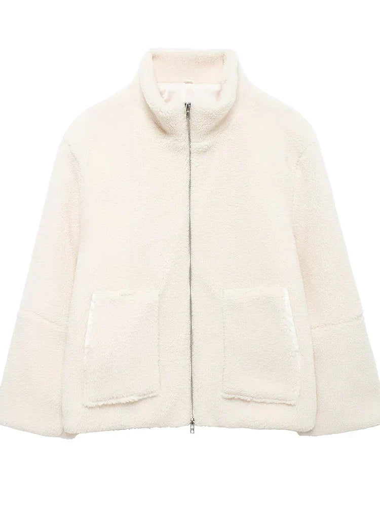 Trenorra™ | Collar Zip Up Coat