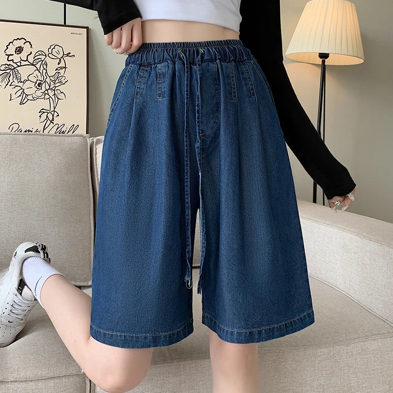 Romy™ | Tencel High Waist Wide Leg Shorts