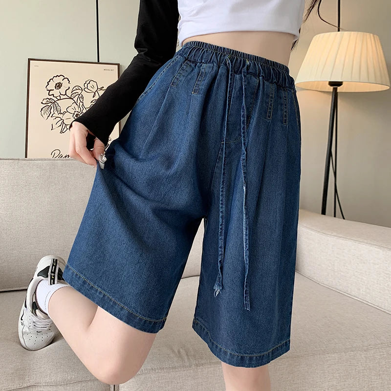 Romy™ | Tencel High Waist Wide Leg Shorts