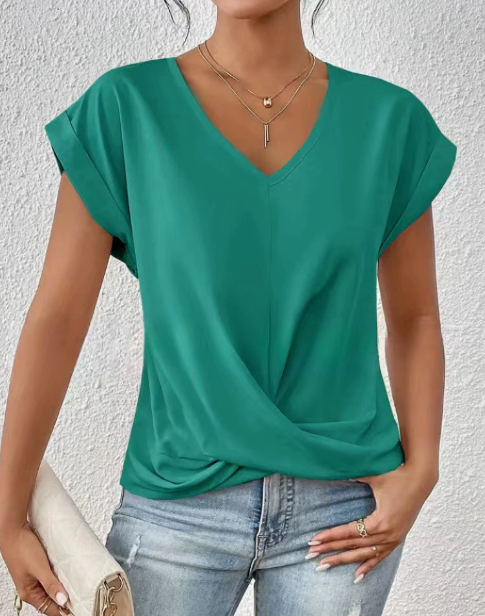 JUNE | RELAXED SWEETHEART NECK TEE