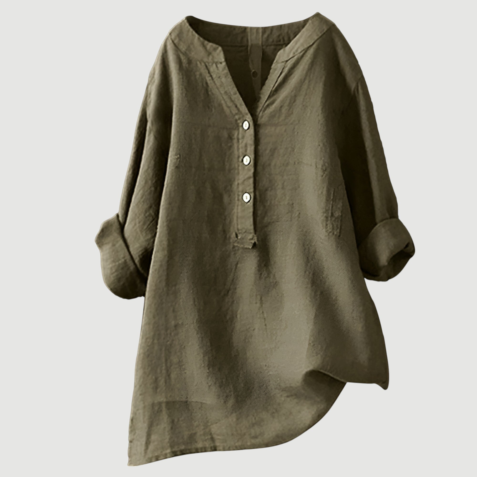 Marcelline™ | Airy and Comfortable Button-Up Shirt
