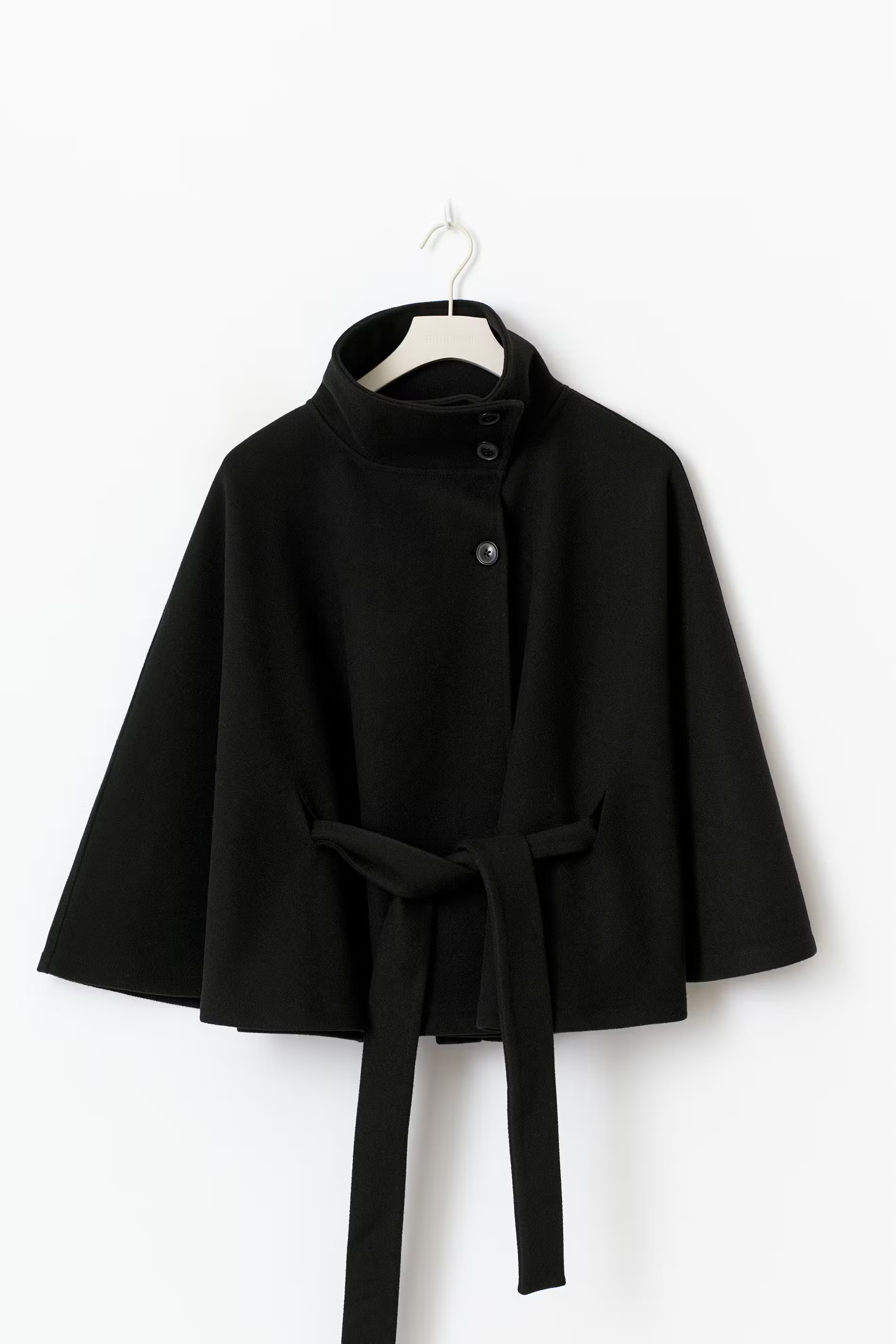 Loreza™ | Elegant Women's Coat with Belt & High Collar