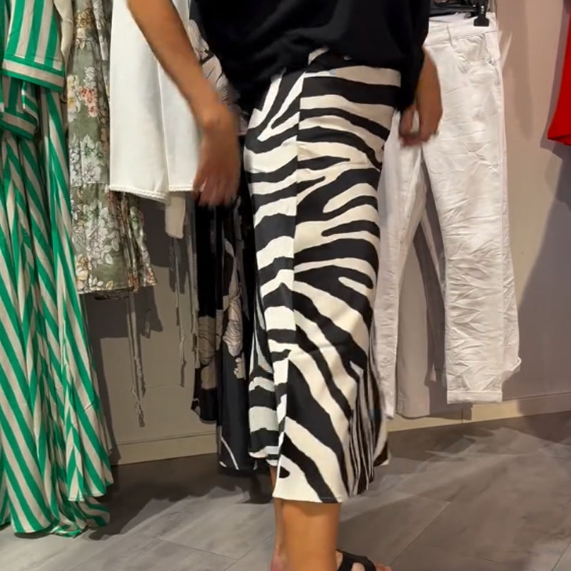 Ines™ | Front Tie Top & Midi Skirt Set