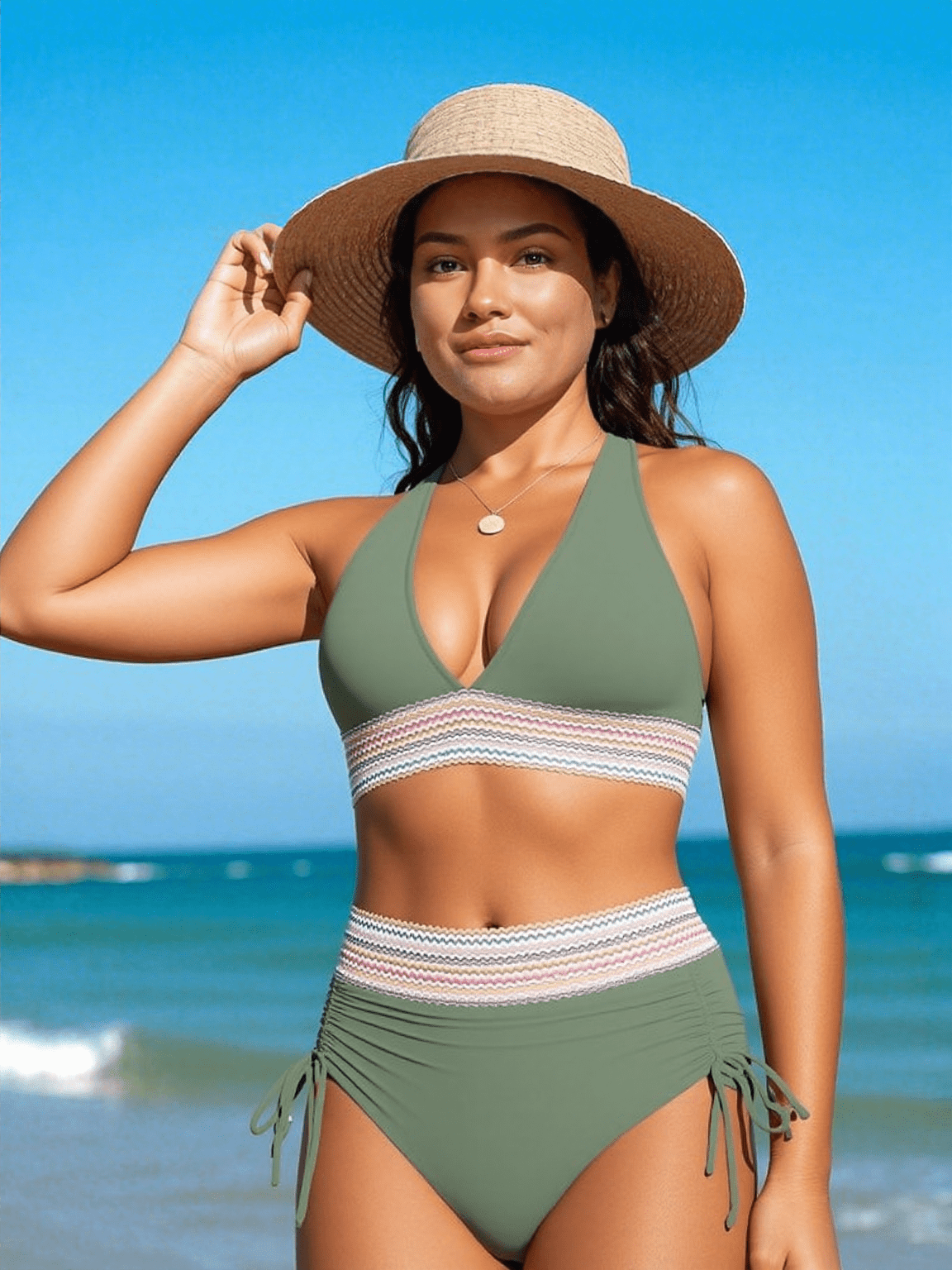 SALENYA™ | ELEGANT HIGH WAIST SCULPTING BIKINI 