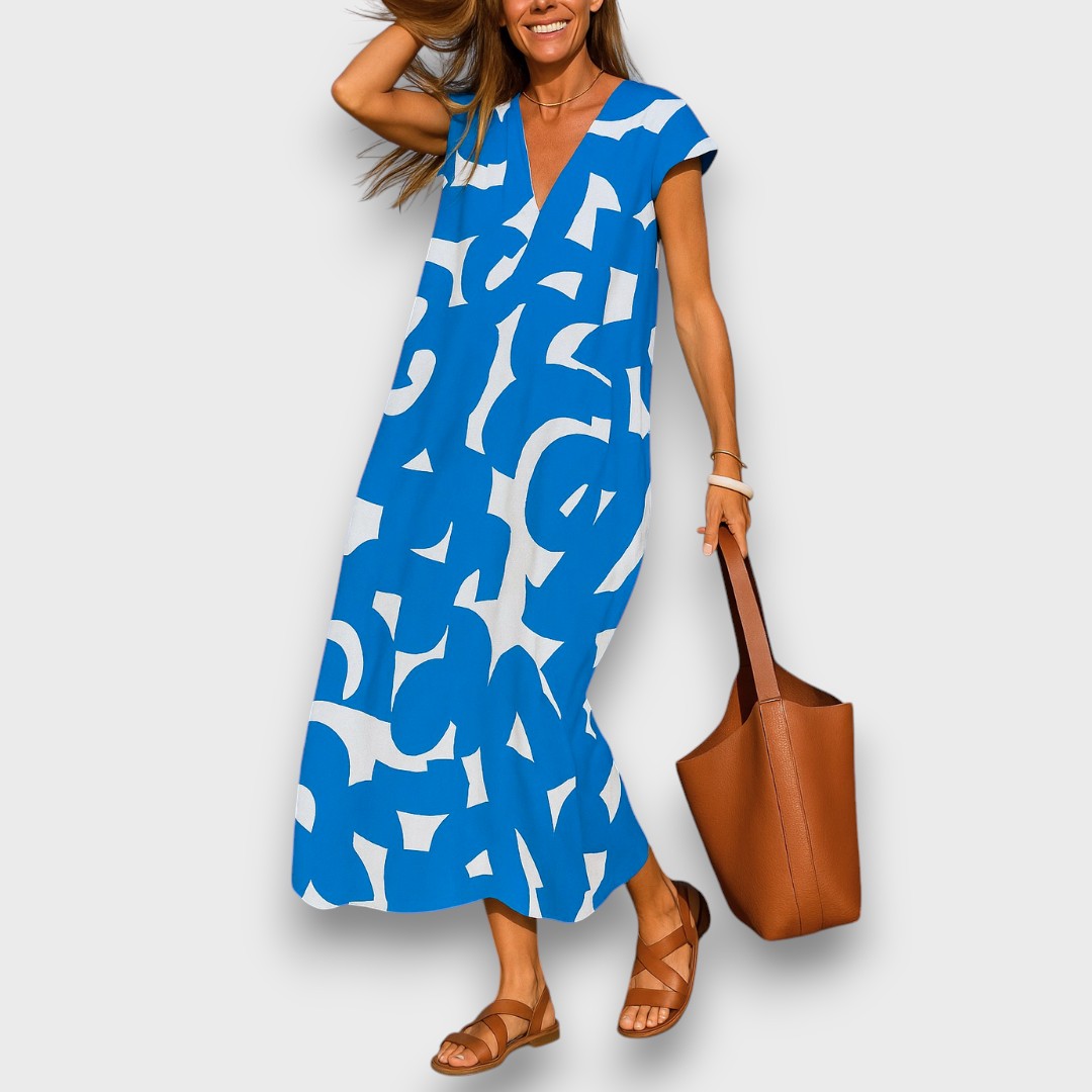 Soraya™ | Lightweight V-neck Dress 