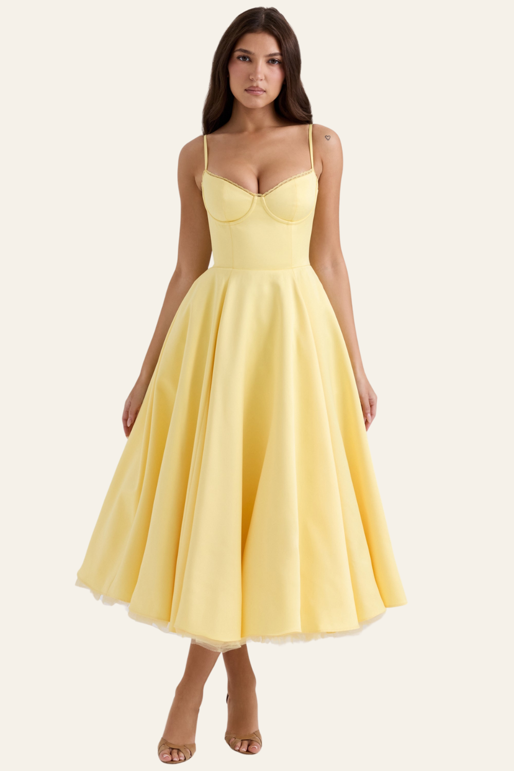FELICIA™ | TULLE MIDI DRESS 