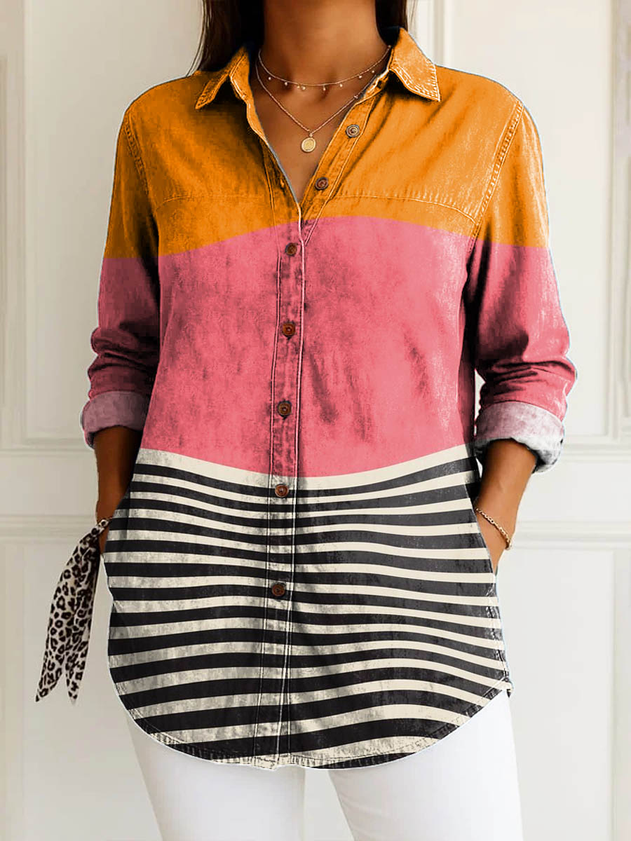 ARLEEN™ | GEOMETRIC BLOUSE 