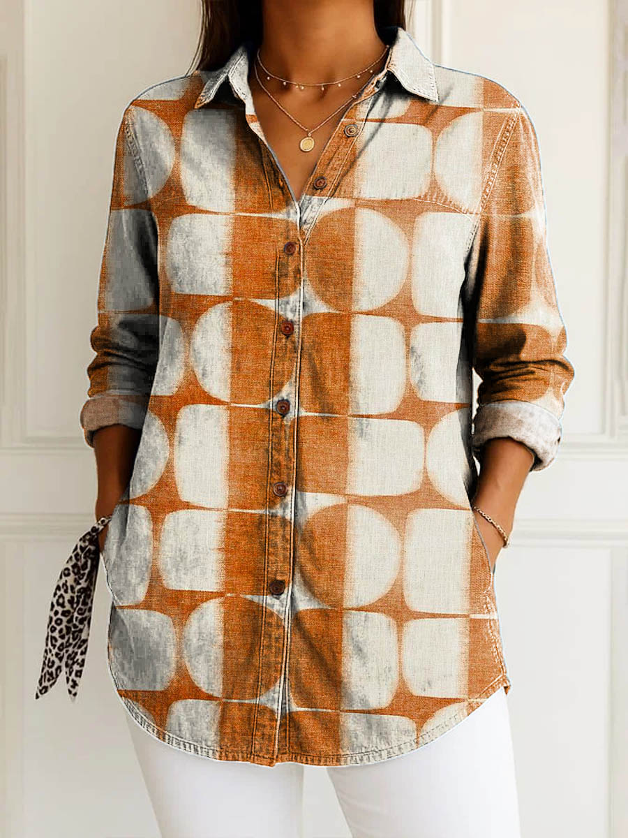 MAELI™ | GEOMETRIC BLOUSE 
