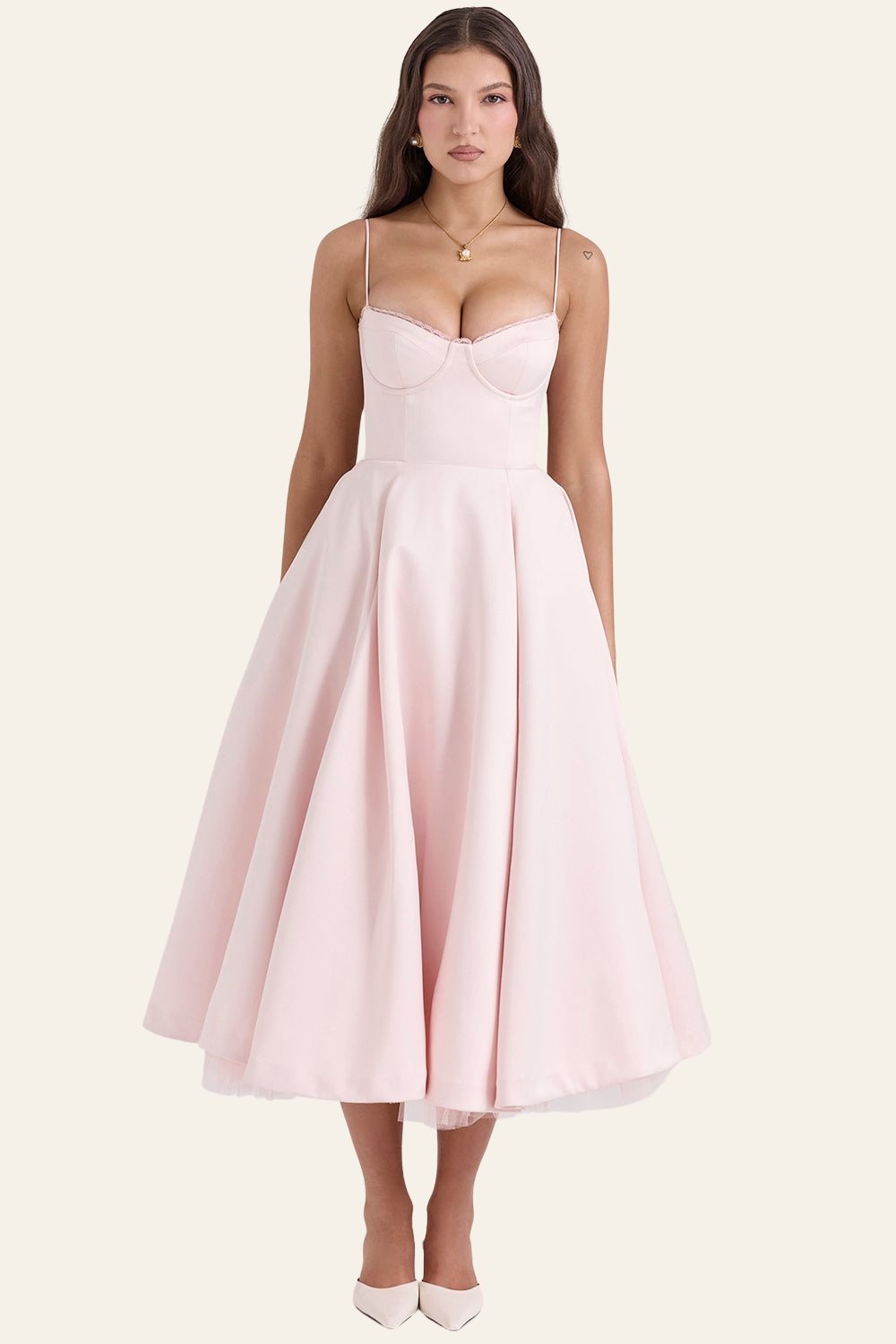 FELICIA™ | TULLE MIDI DRESS 