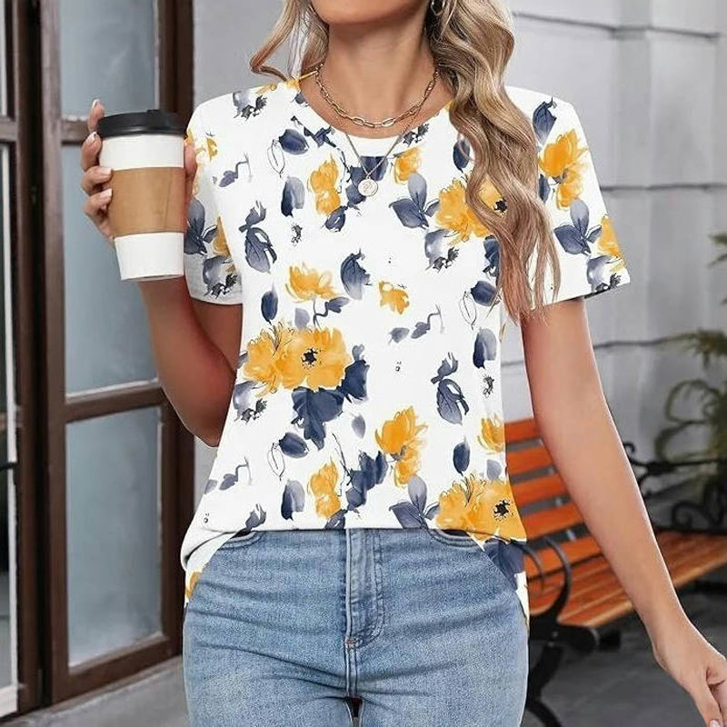 ELLA™ | VINTAGE FLORAL T-SHIRT 