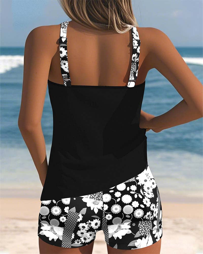 Sabrina | Two-Piece Floral Bikini with Comfortable Fit 