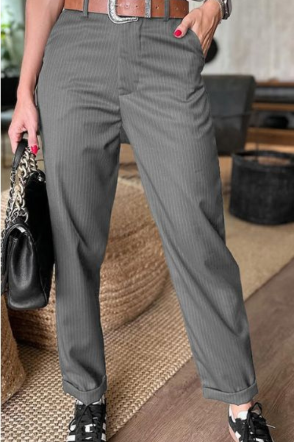 SIENNA | LIMITED EDITION STRIPED SHAPING TROUSERS