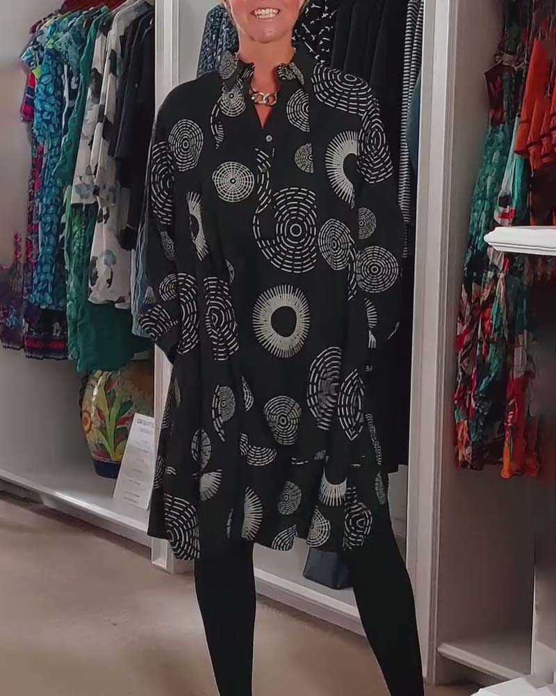 Sheryl™ | Geometric Wrap Dress 