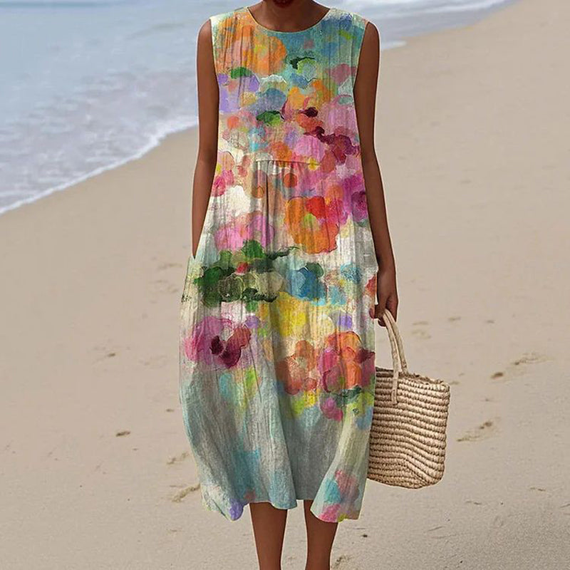 JANE™ | VINTAGE COLORFUL DRESS 