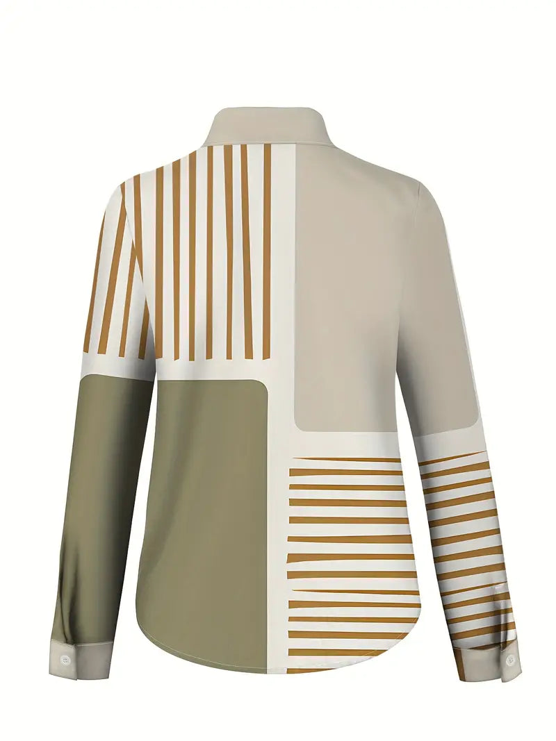Ceravine™ | Geometric Blouse 