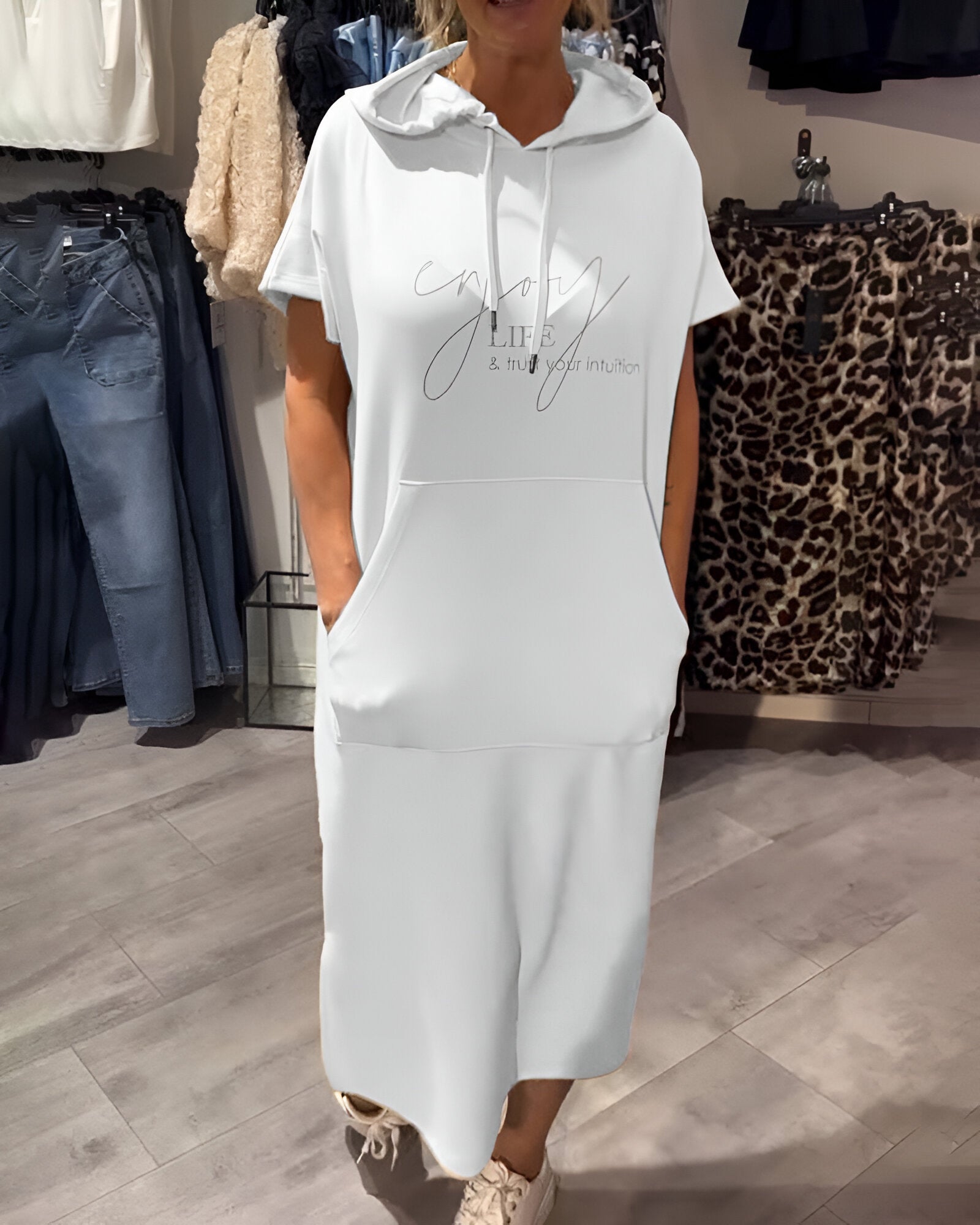 Saskia™ | Casual Hoodie Dress 