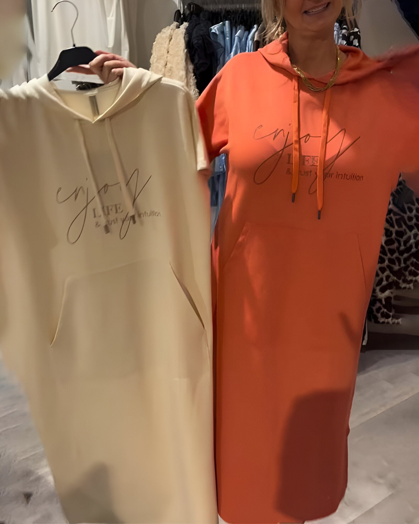 Saskia™ | Casual Hoodie Dress 