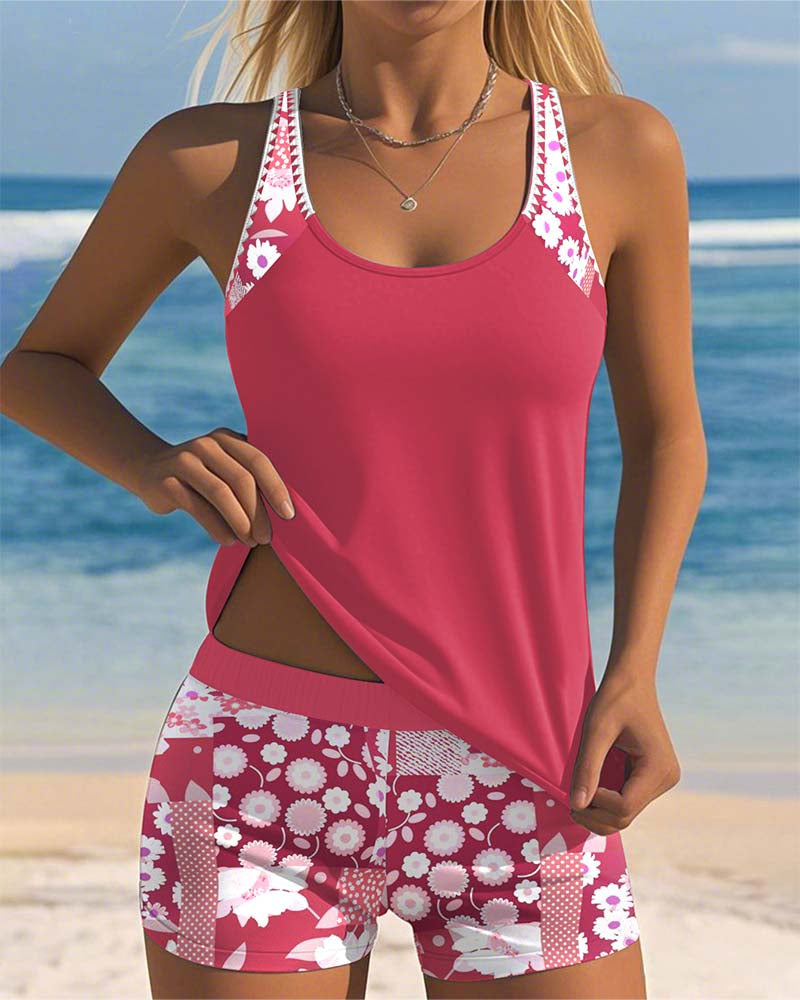 Sabrina | Two-Piece Floral Bikini with Comfortable Fit 