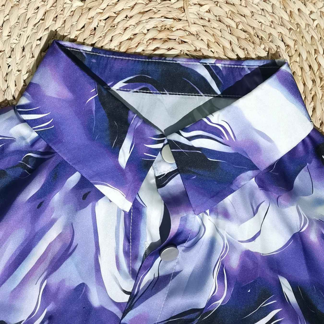 LYANNE™ | SWIRL PRINT BLOUSE 