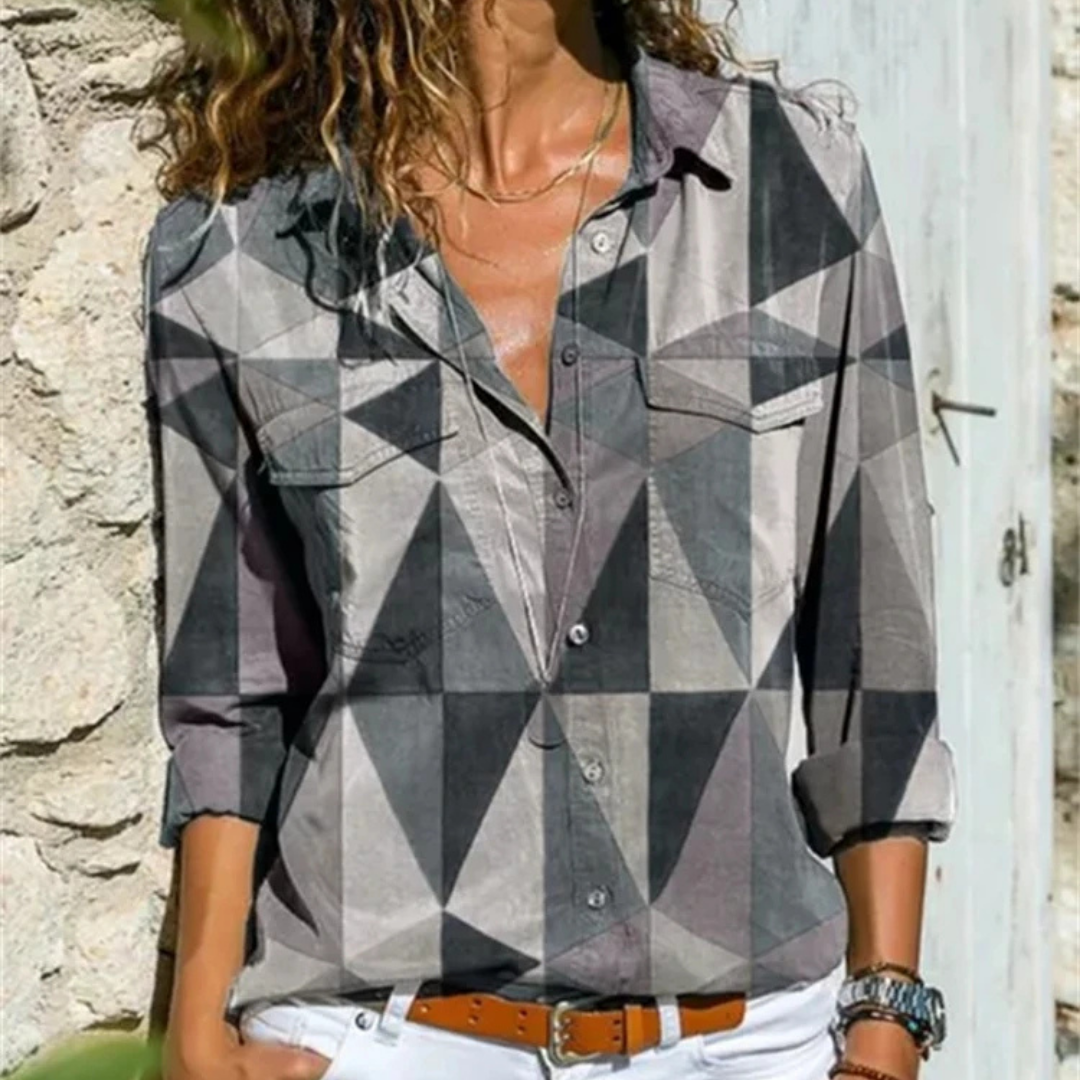 NAELIA™ | ELEGANT LOOSE-FIT BLOUSE 