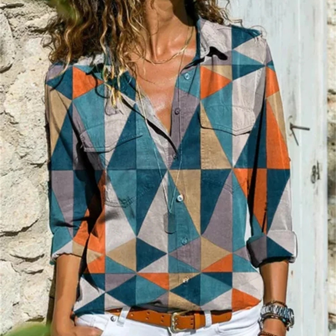 NAELIA™ | ELEGANT LOOSE-FIT BLOUSE 