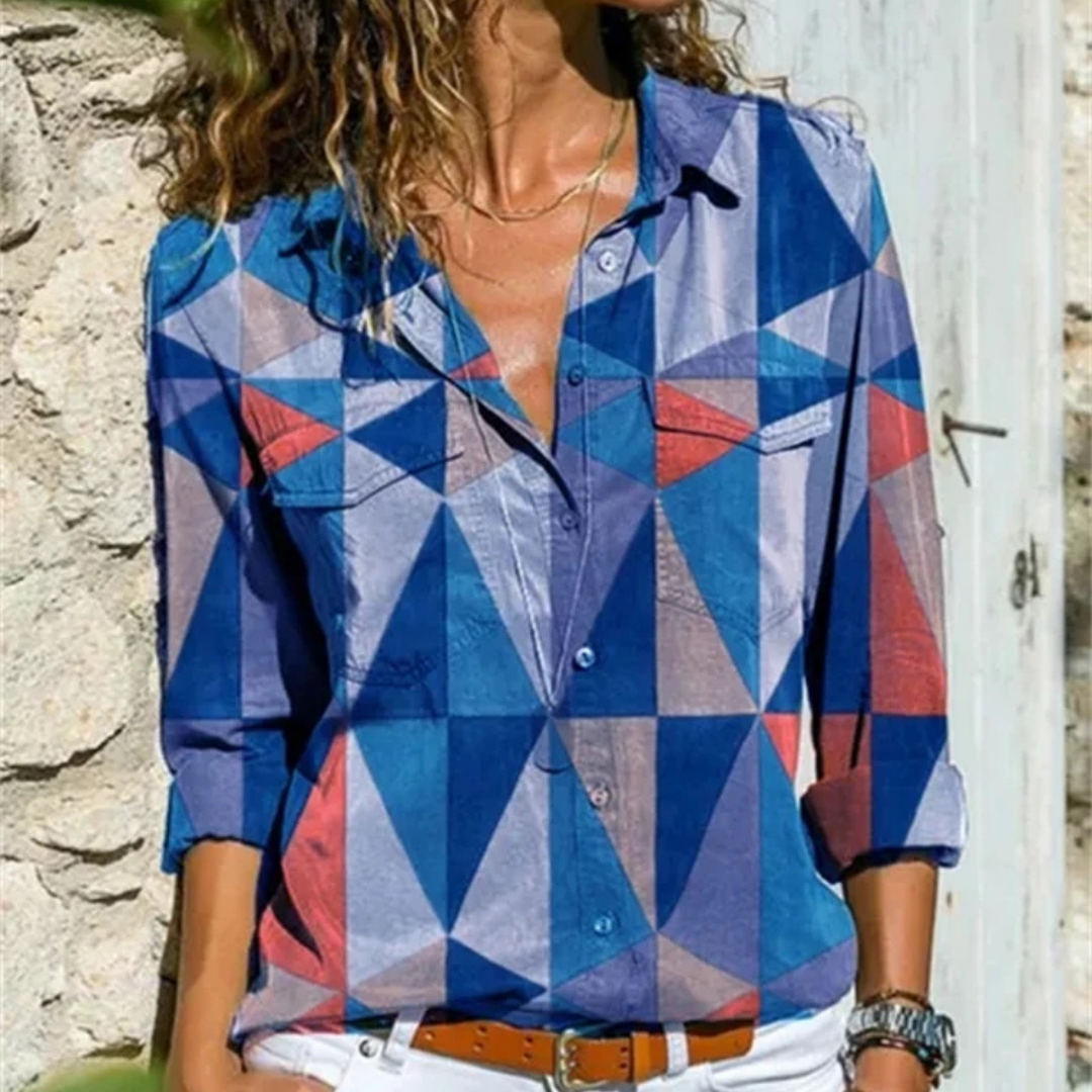 NAELIA™ | ELEGANT LOOSE-FIT BLOUSE 