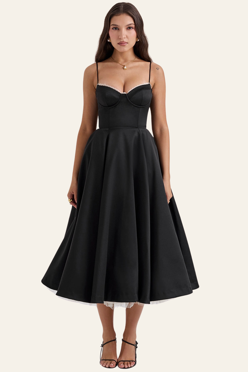 FELICIA™ | TULLE MIDI DRESS 