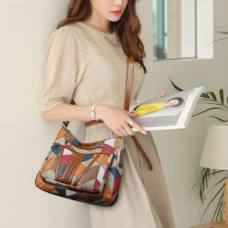 Samina™ | Leather Handbag 