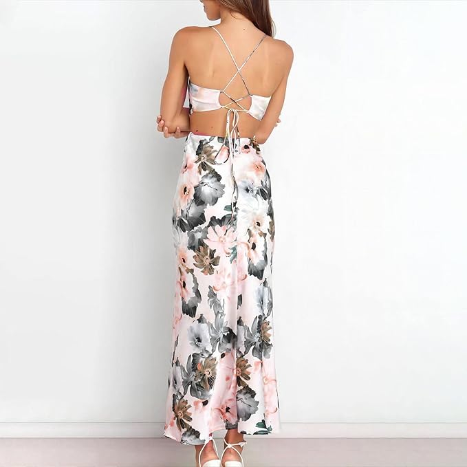 ALINA | FLORAL PRINT MAXI DRESS 