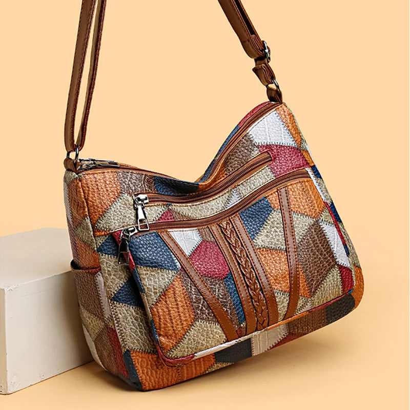 Samina™ | Leather Handbag 
