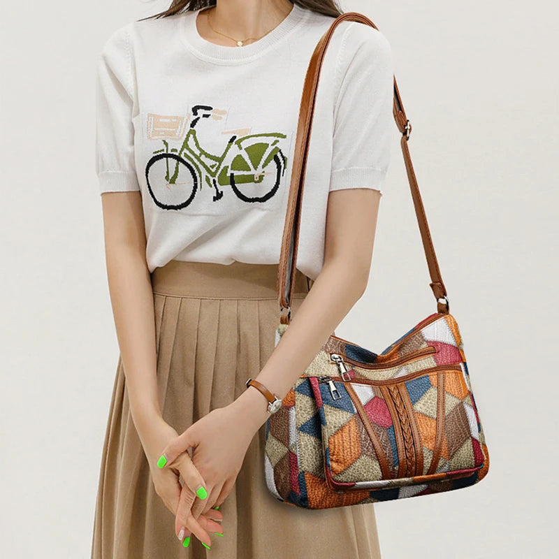 Samina™ | Leather Handbag 