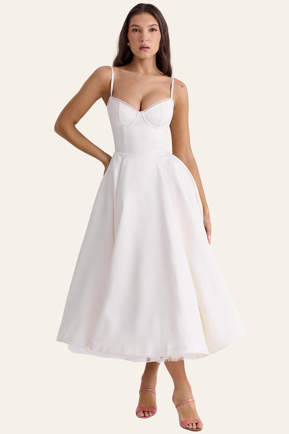 FELICIA™ | TULLE MIDI DRESS 