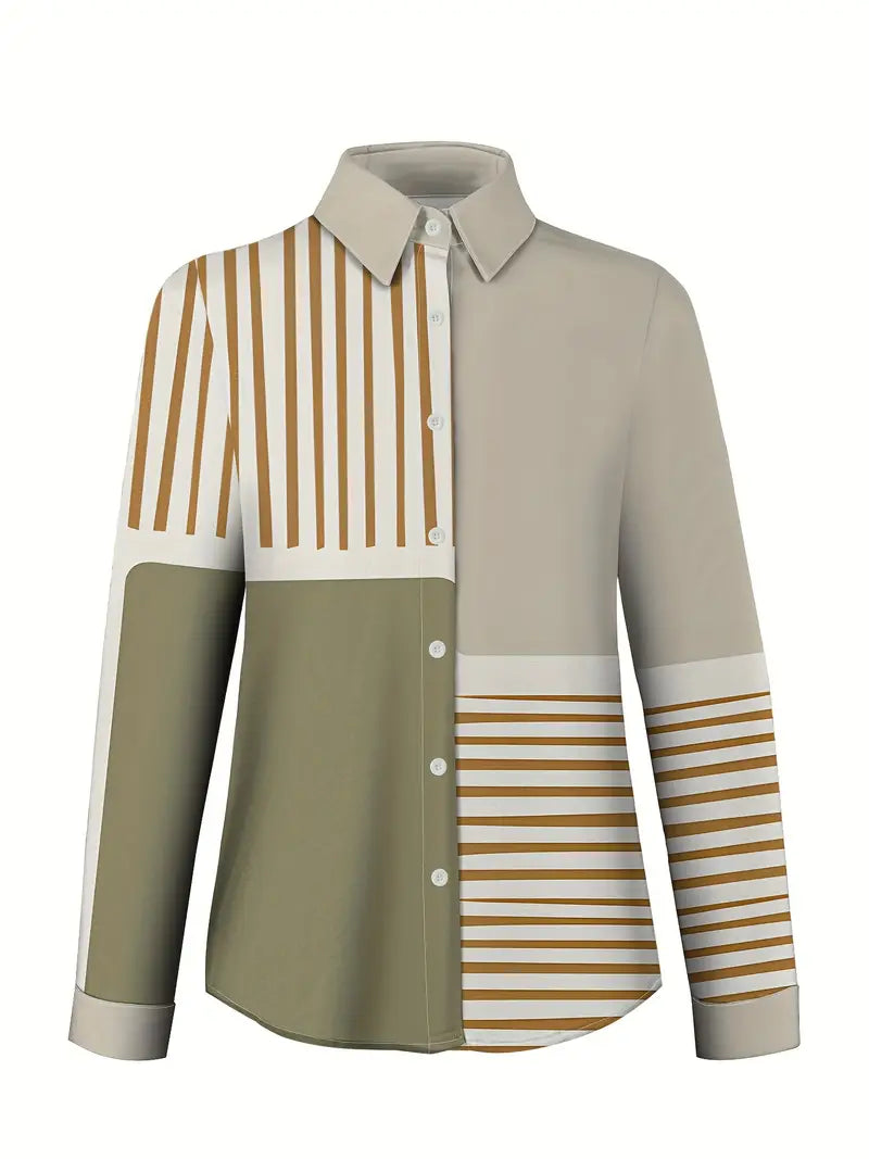 Ceravine™ | Geometric Blouse 