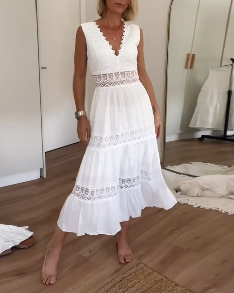 ANVEYA™ | ELEGANT WRAP STYLE SUMMER DRESS
