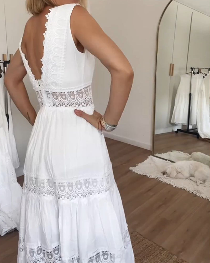 ANVEYA™ | ELEGANT WRAP STYLE SUMMER DRESS