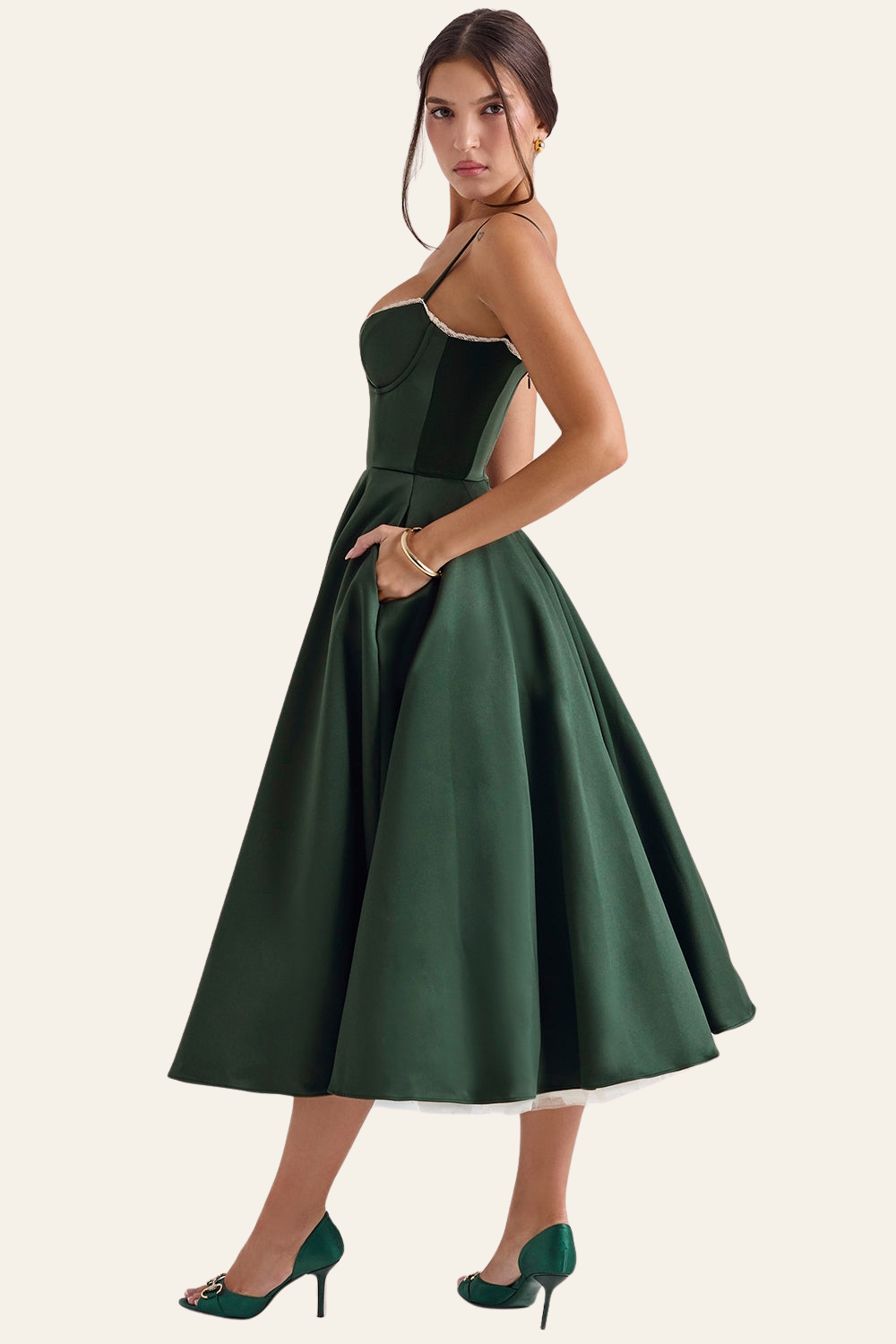FELICIA™ | TULLE MIDI DRESS 