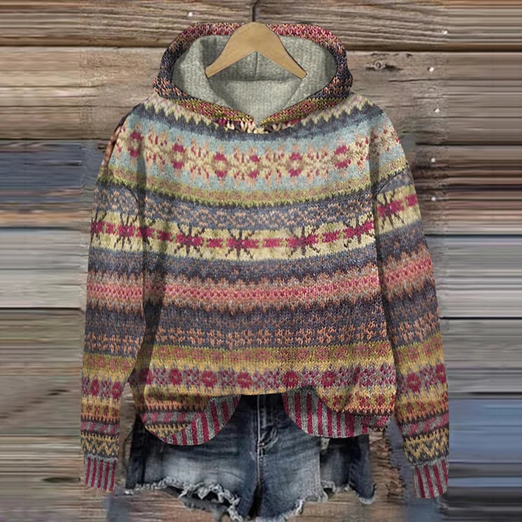 Sofia™ | Timeless Pattern Hoodie 