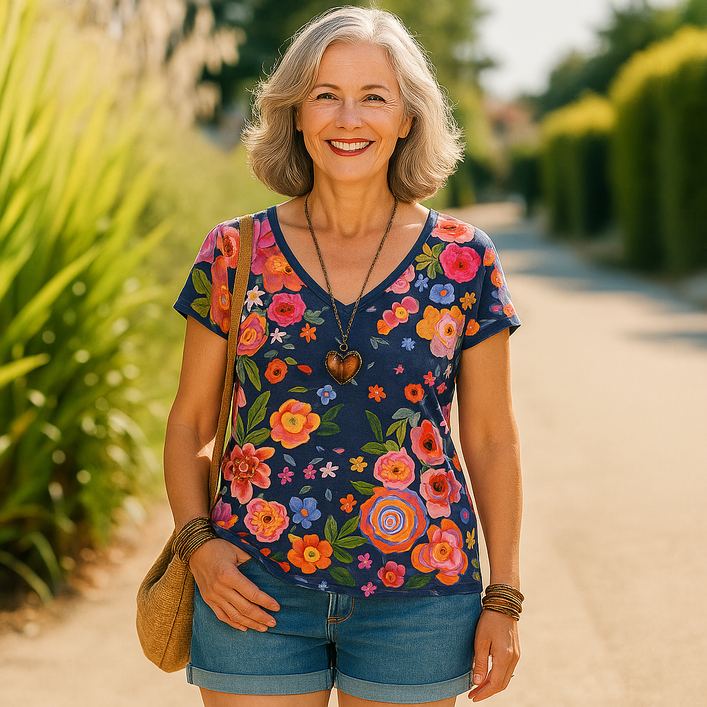 JANE™ | FLORAL PRINT T-SHIRT 