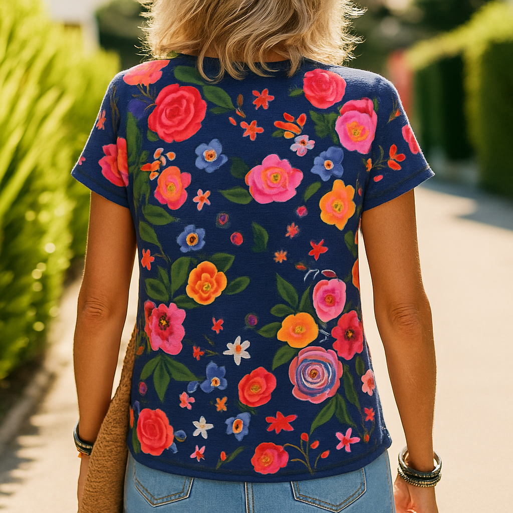 JANE™ | FLORAL PRINT T-SHIRT 