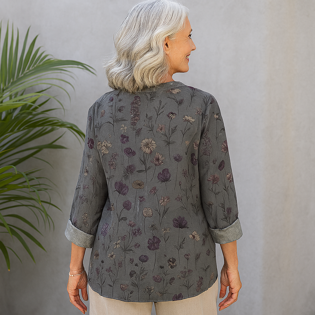 ELLA™ | VINTAGE FLORAL BLOUSE 