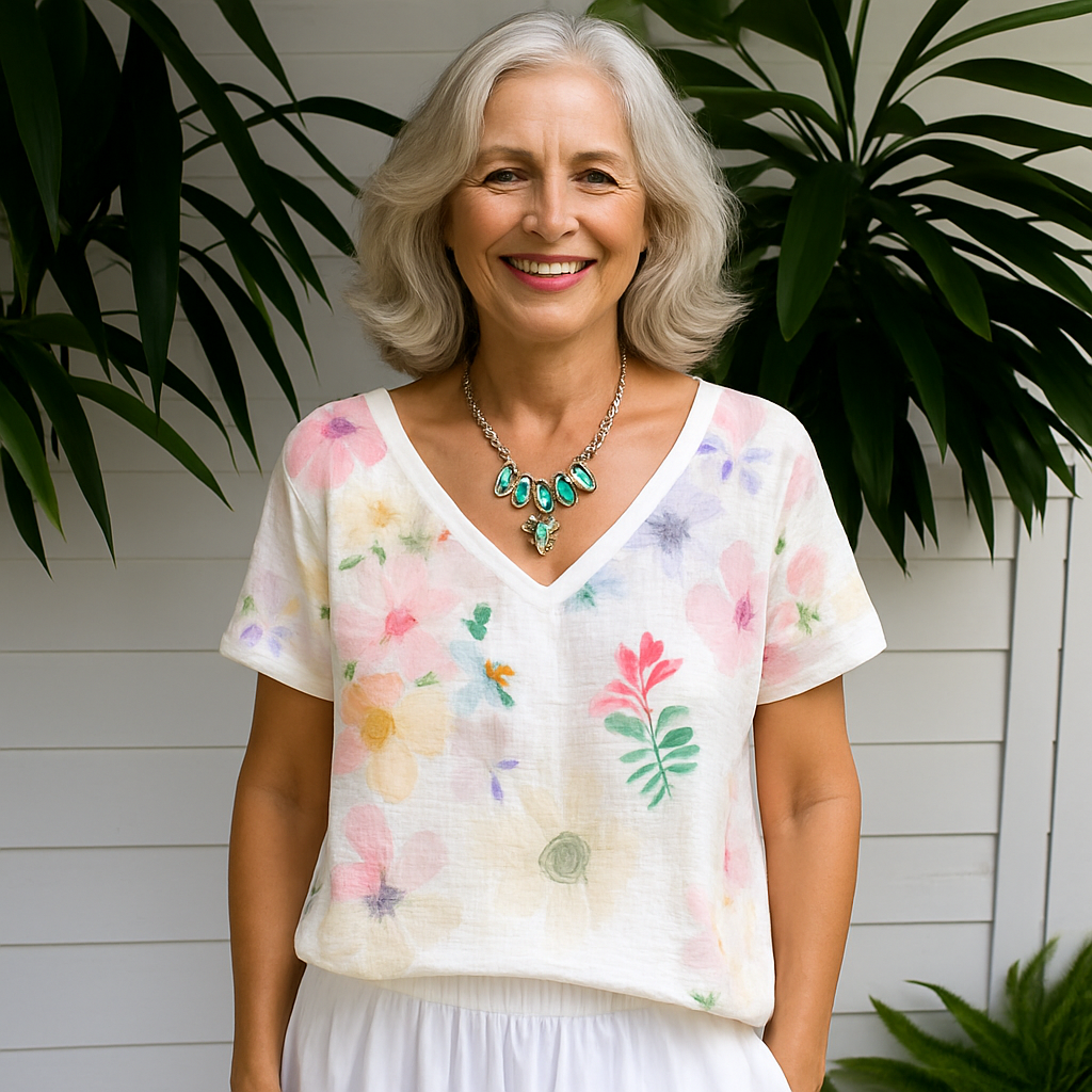 JANE™ | FLORAL PRINT T-SHIRT 