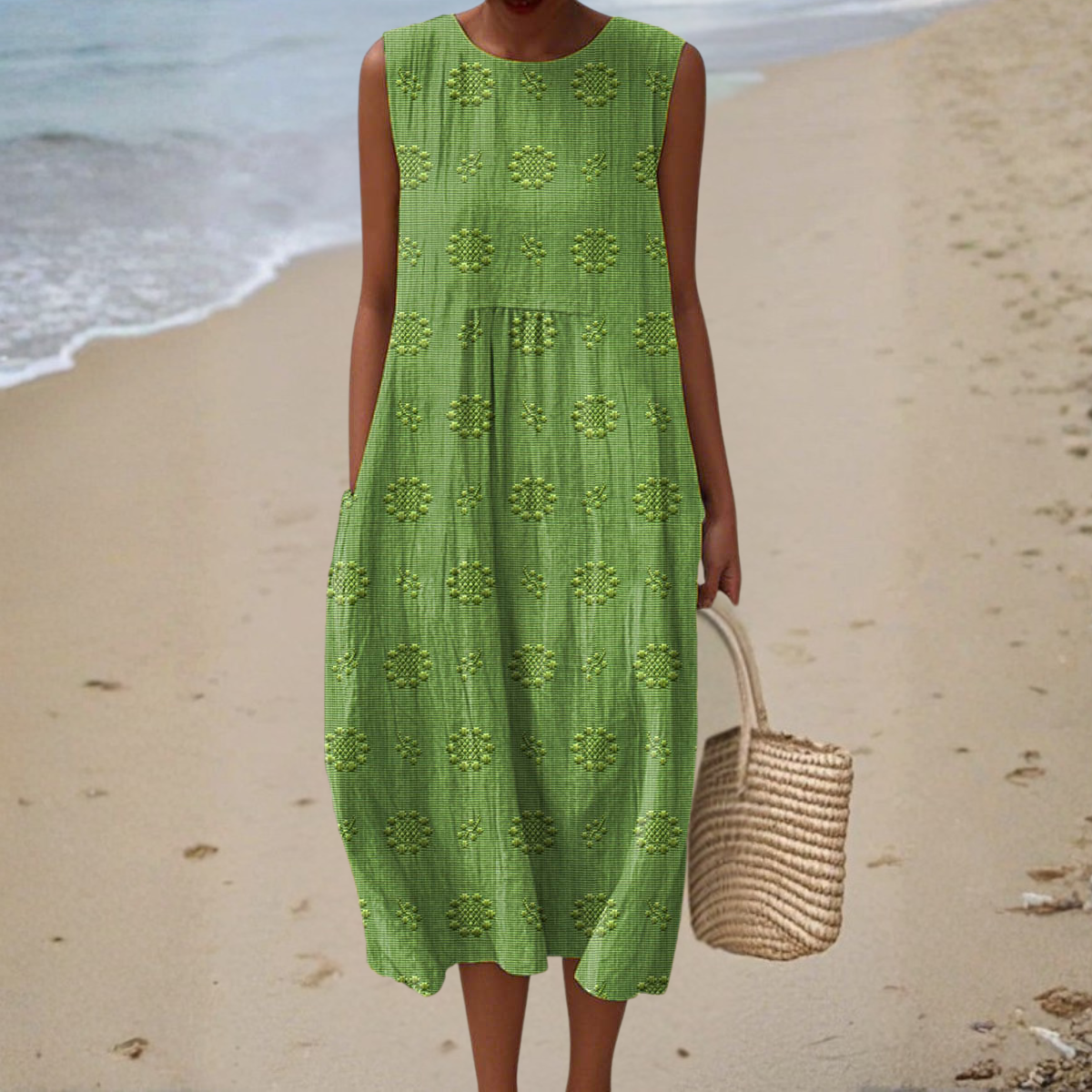 Camillea | Sleeveless Dress With Pockets