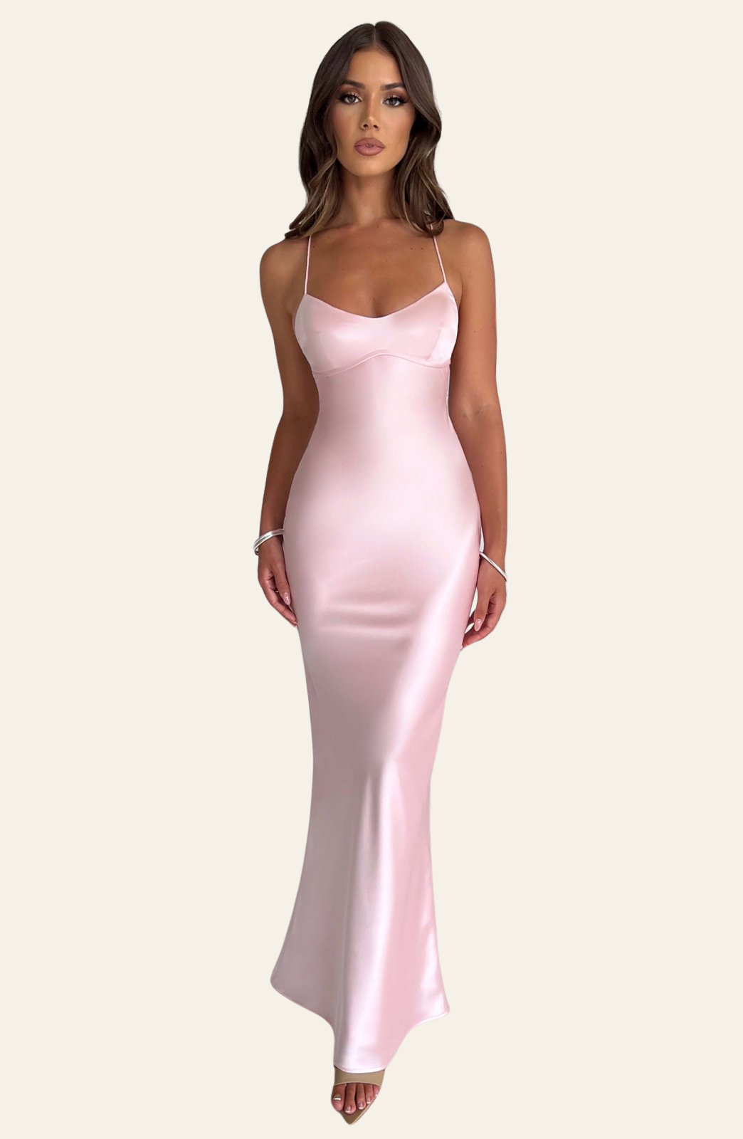 LOUISE | LUXURY SATIN MAXI DRESS 