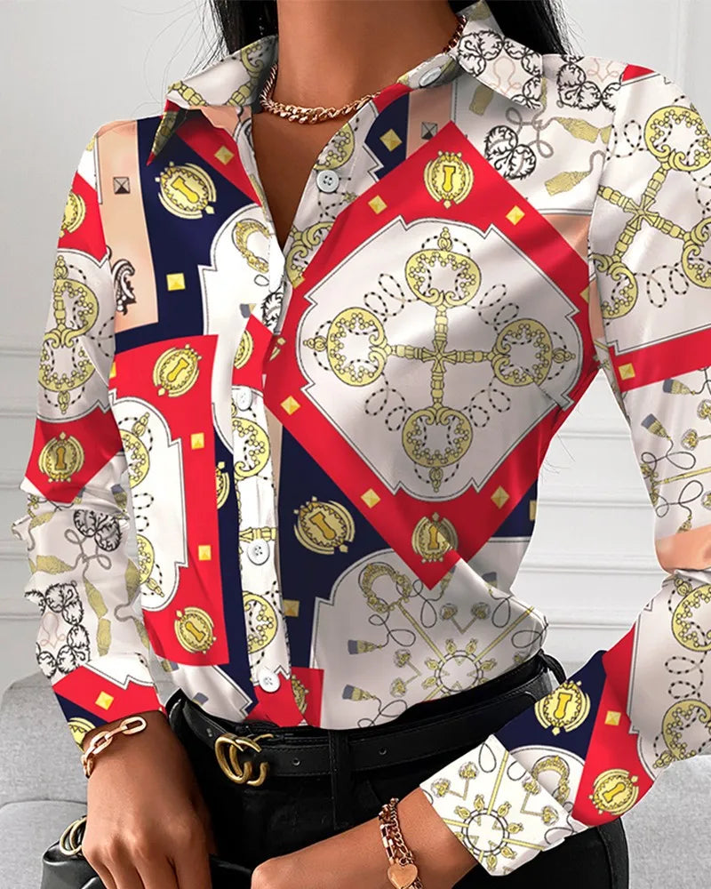 Auralie™ | Long Sleeve Blouse 