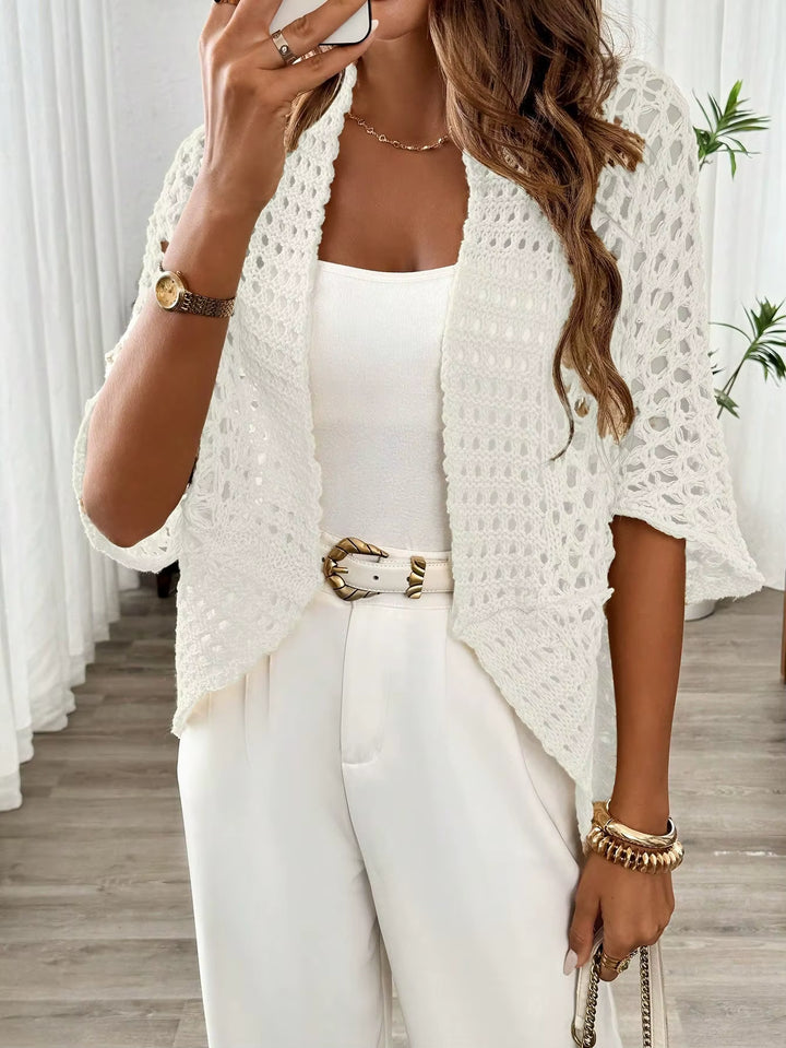 Elowen™ | Openwork Elegant Cardigan
