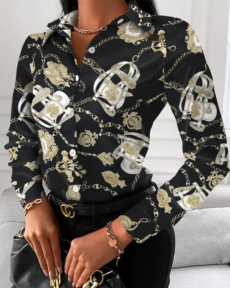 Auralie™ | Long Sleeve Blouse 